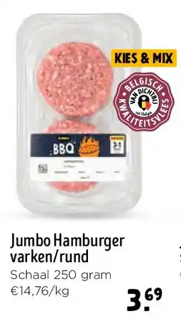 Jumbo Jumbo Hamburger varken/rund aanbieding