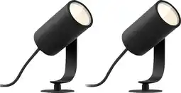 Coolblue Philips Hue Lily Starter Pack White and Color prikspot 2-pack aanbieding