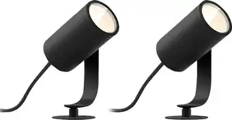Coolblue Philips Hue Lily Starter Pack White and Color prikspot 2-pack aanbieding