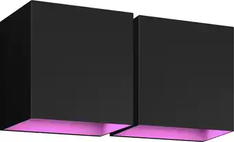Coolblue Philips Hue Resonate Downward White and Color - Noir Lot de 2 aanbieding