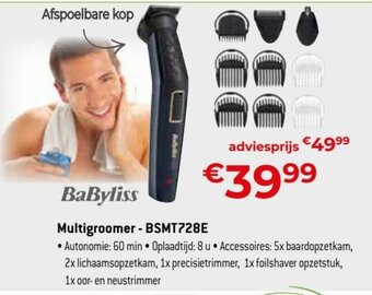 Exellent Babyliss Multigroomer - BSMT728E aanbieding