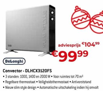 DeLonghi Convector - DLHCX3120FS
