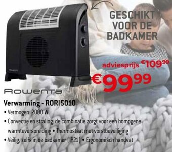 Exellent Rowenta Verwarming - RORI5010 aanbieding