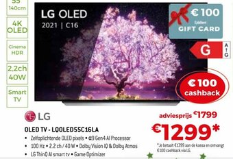 Exellent LG OLED TV-LQOLED55C16LA aanbieding