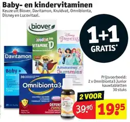 Kruidvat Baby- en kindervitaminen aanbieding