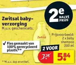 Kruidvat Zwitsal baby verzorging aanbieding