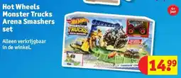 Kruidvat Hot Wheels Monster Trucks Arena Smashers set aanbieding