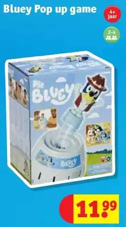 Kruidvat Bluey Pop up game aanbieding
