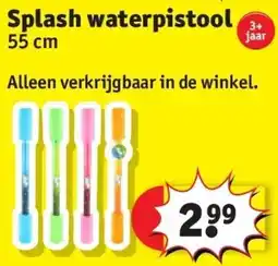Kruidvat Splash waterpistool aanbieding