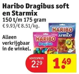 Haribo Dragibus soft en Starmix