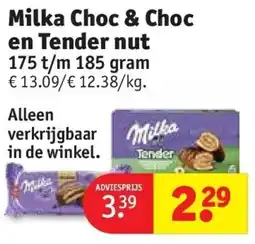 Kruidvat Milka Choc & Choc en Tender nut aanbieding