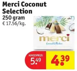 Kruidvat Merci Coconut Selection aanbieding