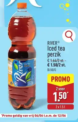 ALDI River iced tea perzik aanbieding