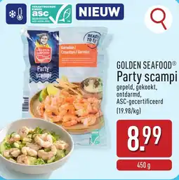 ALDI Golden seafood party scampi aanbieding