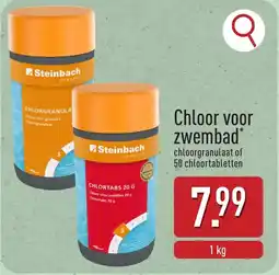 ALDI Chloor voor zwembad aanbieding