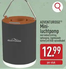 ALDI Adventuridge mini- luchtpomp aanbieding
