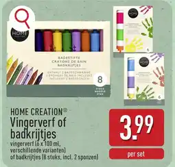 ALDI Home creation vingerverf of badkrijtjes aanbieding