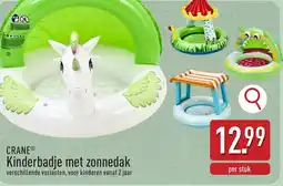 ALDI Crane kinderbadje met zonnedak aanbieding