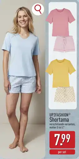 ALDI Up2fashion shortama aanbieding