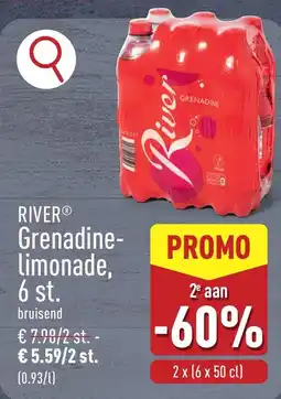 ALDI River grenadine limonade aanbieding