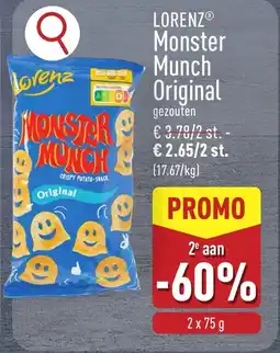 ALDI Lorenz monster munch original aanbieding