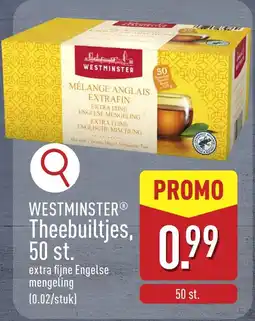 ALDI Westminster theebuiltjes aanbieding