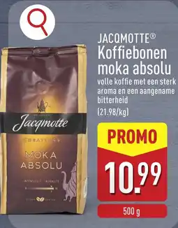 ALDI Jacqmotte koffiebonen moka absolu aanbieding