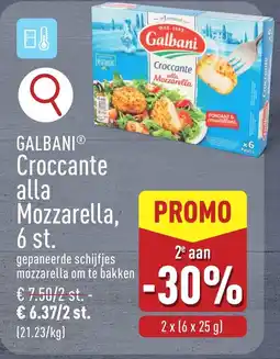 ALDI Galbani croccante alla mozzarella aanbieding