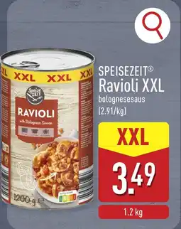 ALDI Speisezeit ravioli XXL aanbieding