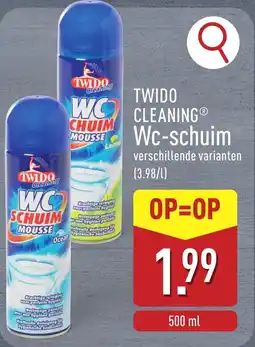 ALDI Twido cleaning WC-schuim aanbieding