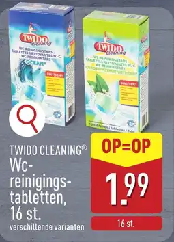 ALDI Twido cleaning WC reinigings- tabletten aanbieding