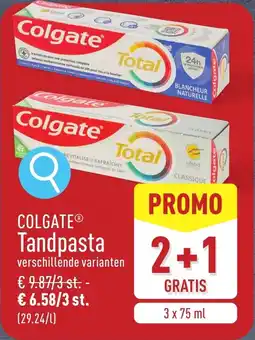 ALDI Colgate tandpasta aanbieding