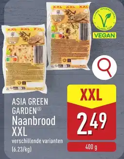 ALDI Asia green garden Naanbrood XXL aanbieding