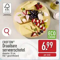 ALDI Crofton draaibare serveerschotel aanbieding