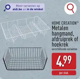 ALDI Home creation metalen hangmand, afdruiprek of hoekrek aanbieding