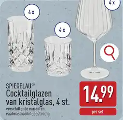 Spiegelau cocktailglazen van kristalglas