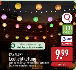 ALDI Casalux ledlichtketting aanbieding