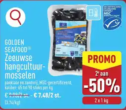ALDI Golden seafood zeeuwse hangcultuur mosselen aanbieding