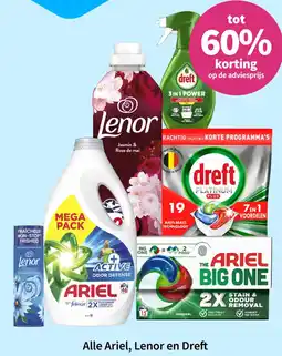 Plein.nl Alle Ariel, Lenor en Dreft aanbieding