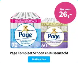 Page Compleet Schoon en Kussenzacht