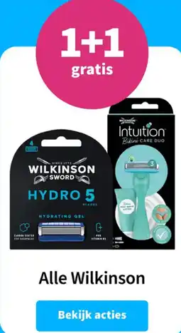Plein.nl Alle Wilkinson aanbieding