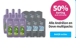 Alle Andrélon en Dove multipacks