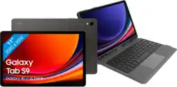 Coolblue Samsung Galaxy Tab S9 11 inch 128 GB Wifi Zwart + BlueBuilt Toetsenbord Hoes AZERTY aanbieding