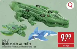 ALDI Intex opblaasbaar waterdier aanbieding