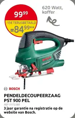 Brico Bosch pendeldecoupeerzaag PST 900 pel aanbieding