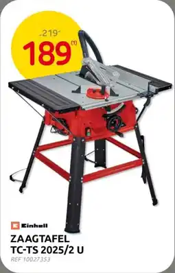 Zaagtafel TC-TS 2025/2 U