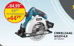 Brico Cirkelzaag WS2914.9 aanbieding