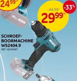 Schroef boormachine WS2404.9