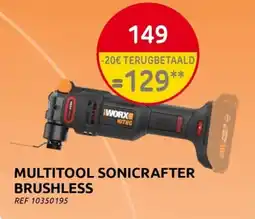 Multitool sonicrafter brushless