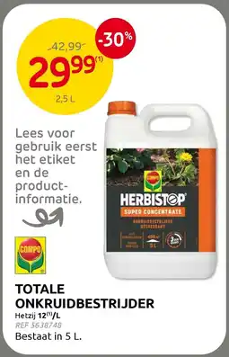 Brico Totale onkruidbestrijder aanbieding